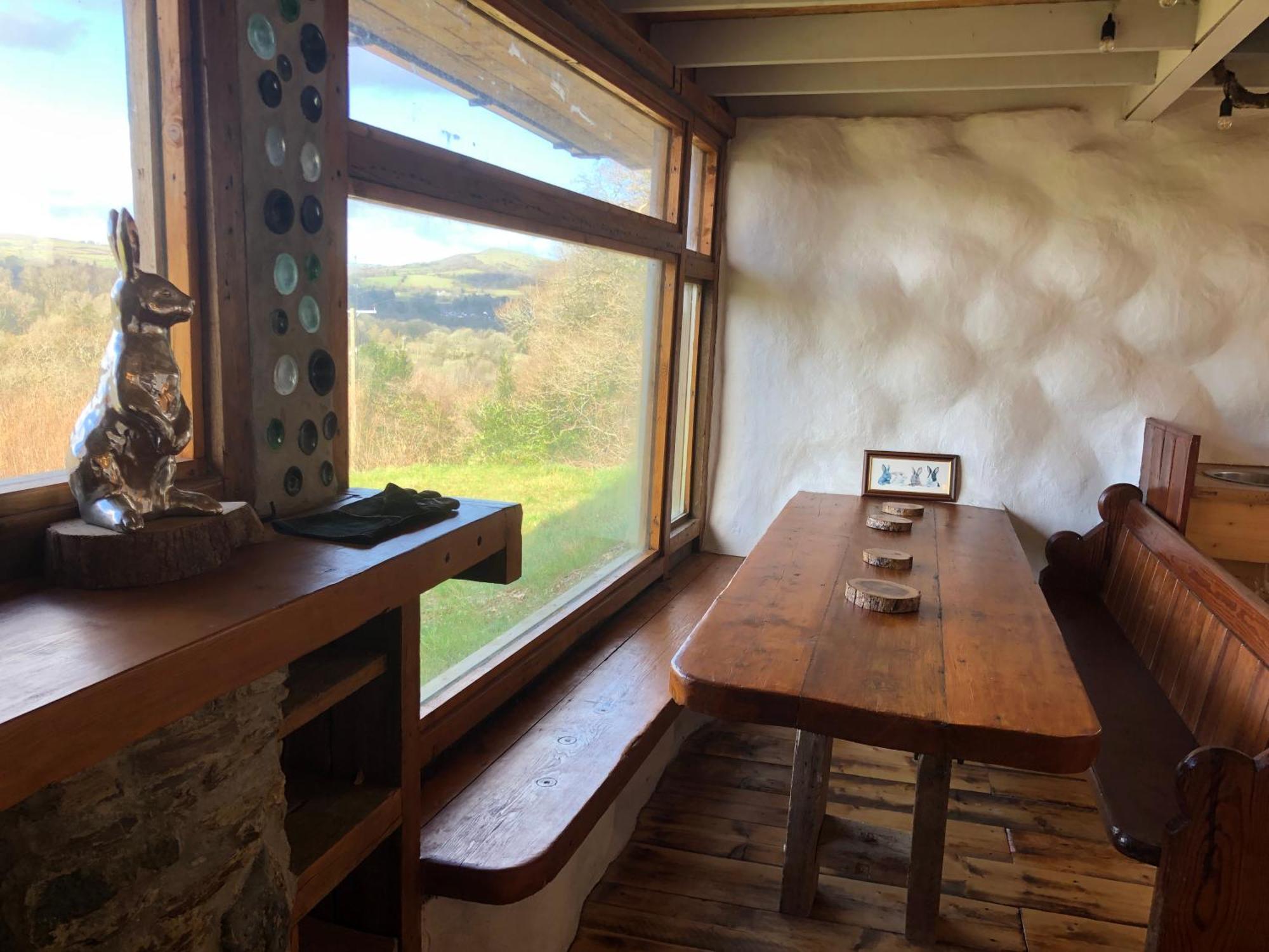 Rabbits 1Or 2 Bedroom Hobbit Style Hillset Earthen Dartmoor Eco Home South Brent Exterior photo